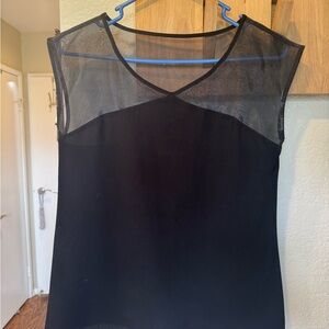 Skies Are Blue Elegant Black Top